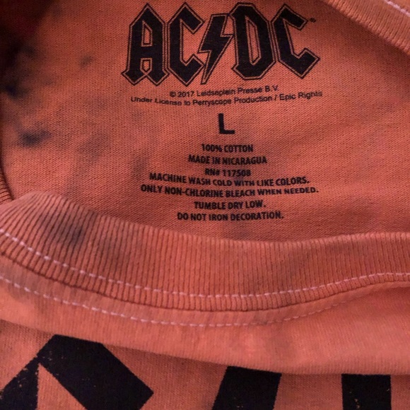 AC/DC Back in Black USA 1980 Tour t shirt - Picture 4 of 4